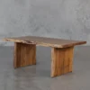 Nova Acacia Wood Coffee Table - Angle