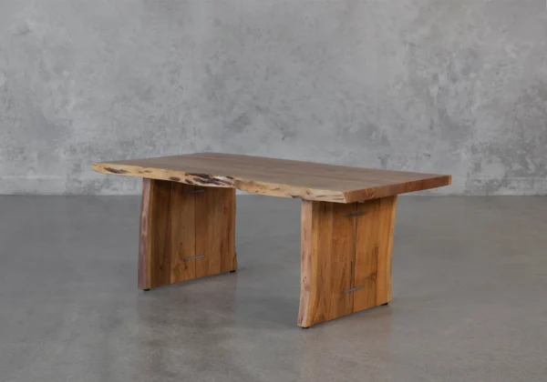 Nova Acacia Wood Coffee Table - Angle