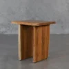 Nova Acacia Wood End Table - Angle