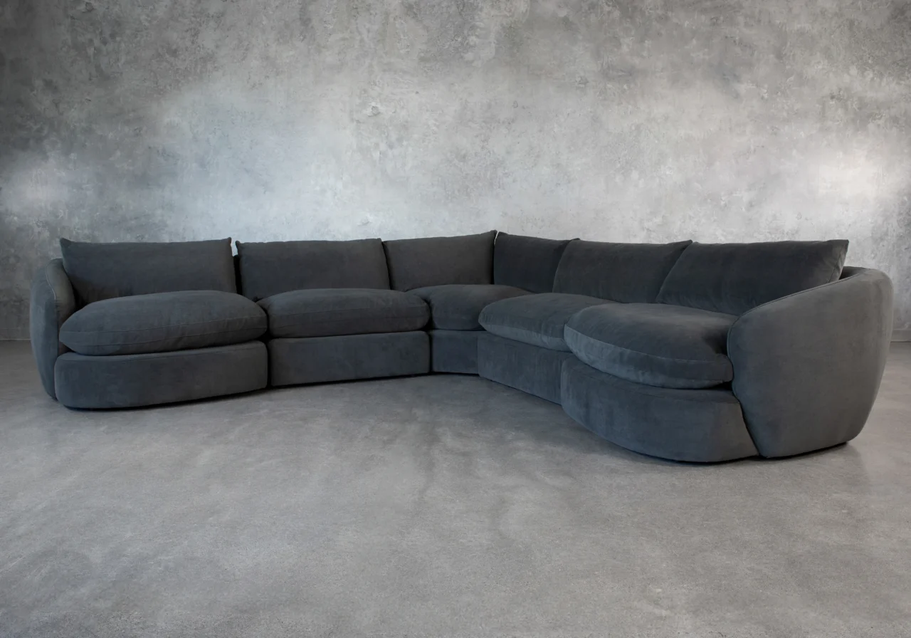 Pierre Fabric Sectional Sofa - Angle