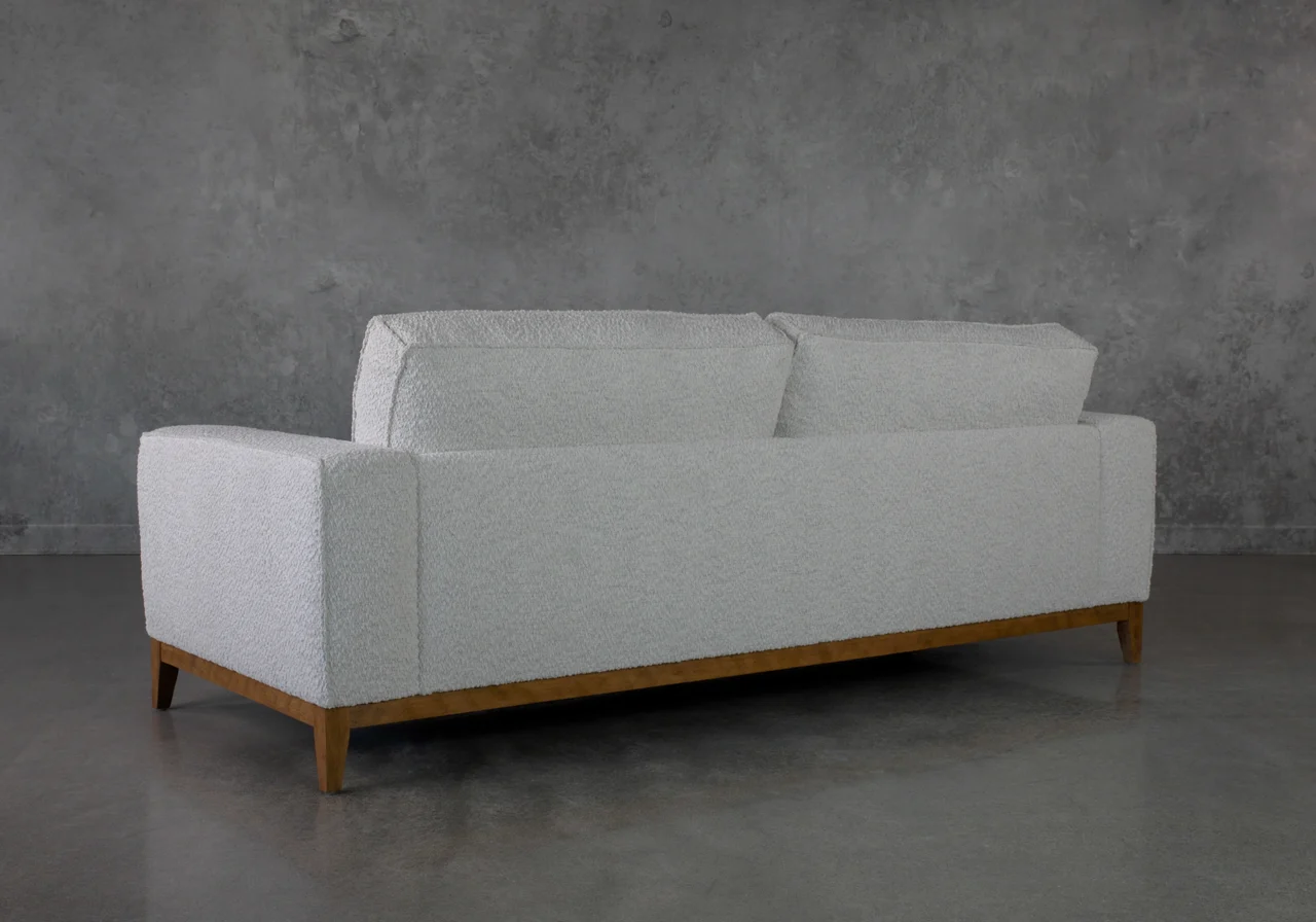 Kriston Snow Fabric Sofa - Back