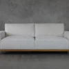 Kriston Snow Fabric Sofa - Front