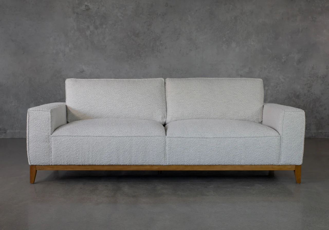 Kriston Snow Fabric Sofa - Front