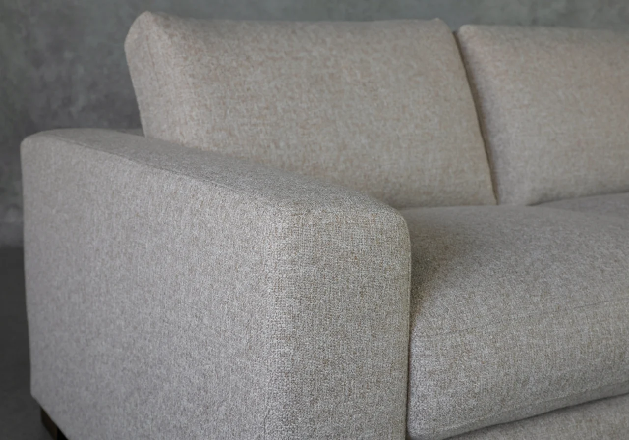 Lucca Ginger Fabric Loveseat