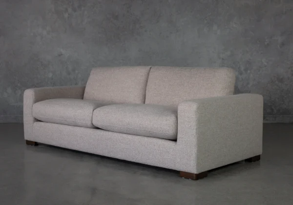 Lucca Ginger Fabric Sofa - Angle