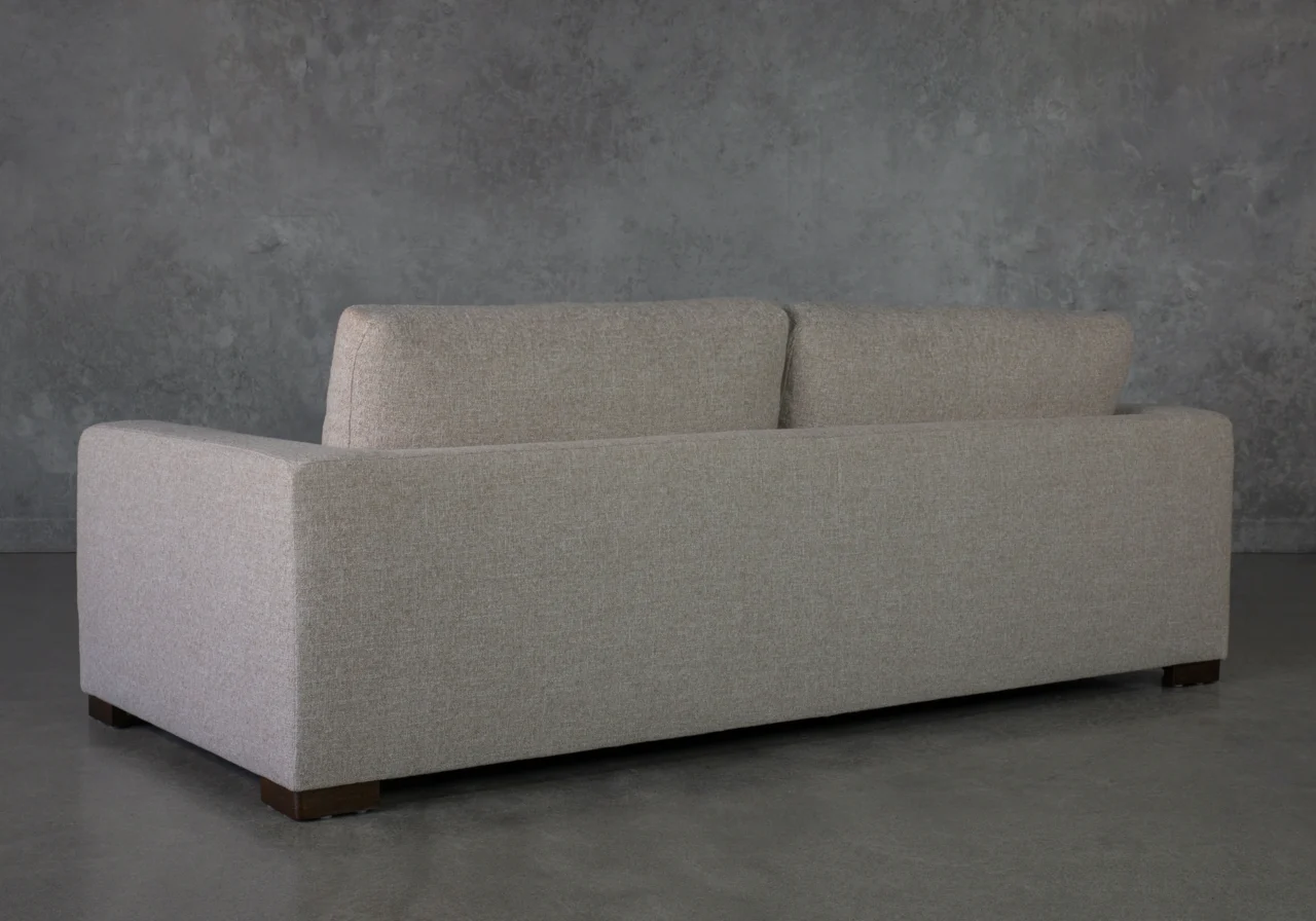 Lucca Ginger Fabric Sofa - Back