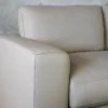 Lucca Taupe Leather Loveseat