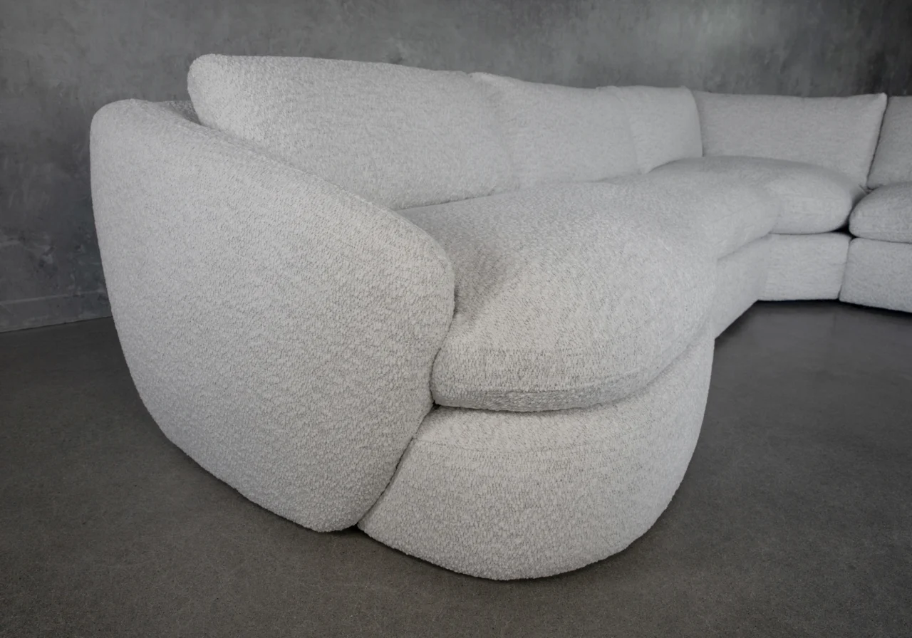 Pierre Snow Fabric Sectional - Details