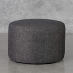 Aries Tuxedo Ottoman - Front