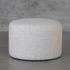 Aries Wheat Upholstered Ottoman - Front