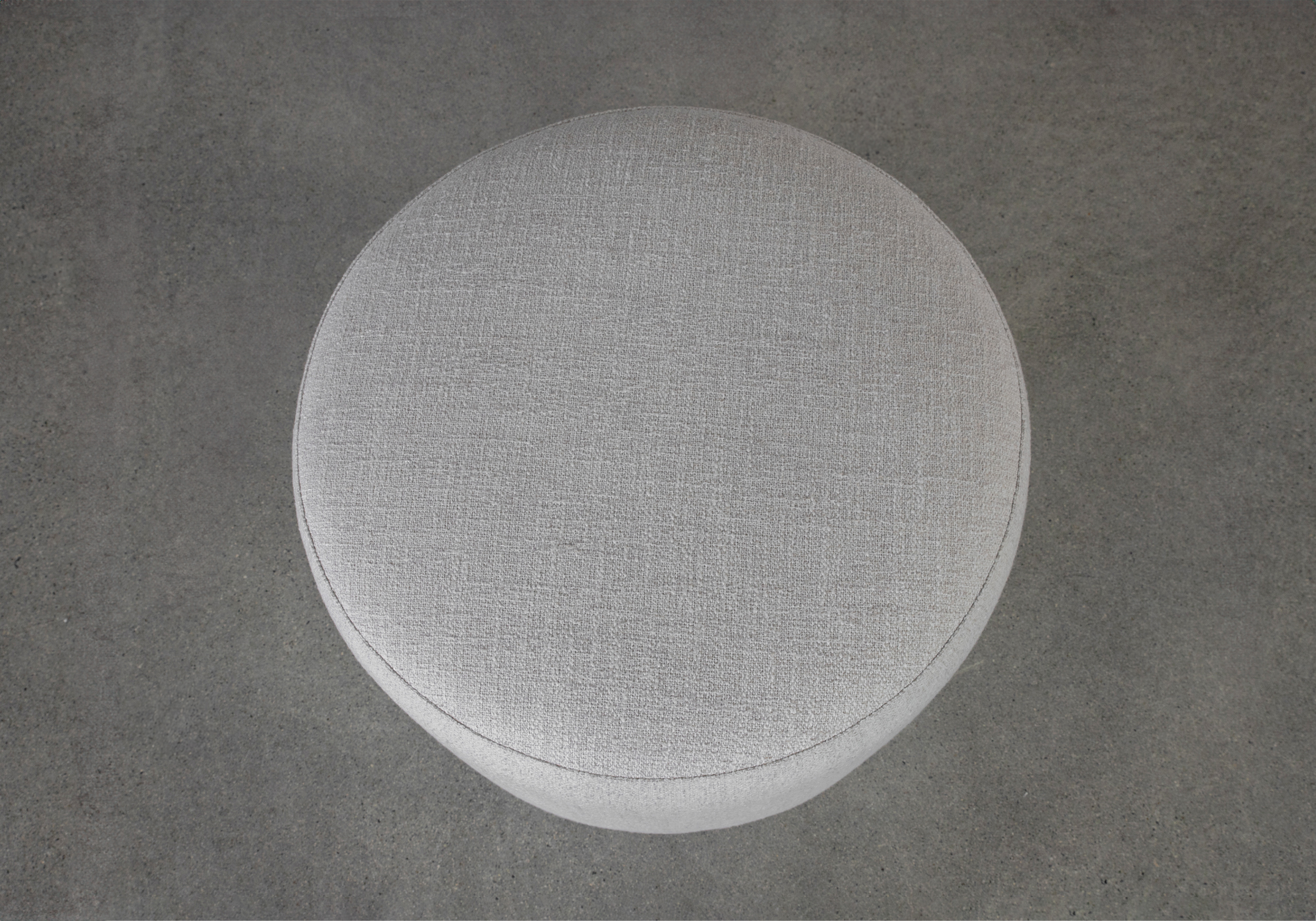 Aries Wheat Upholstered Ottoman - Top