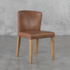 Fable Brown Chair - Angle