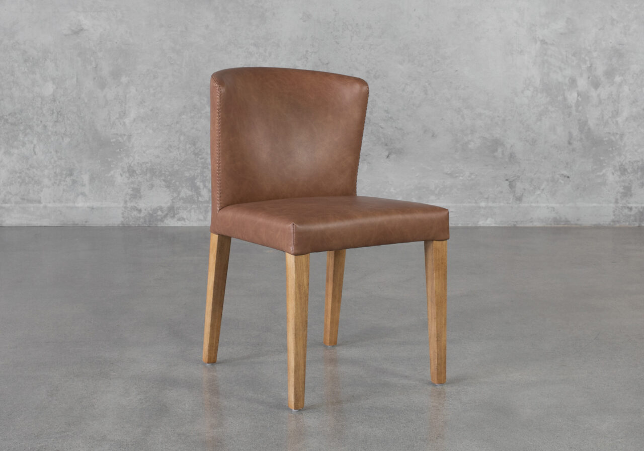 Fable Brown Chair - Angle