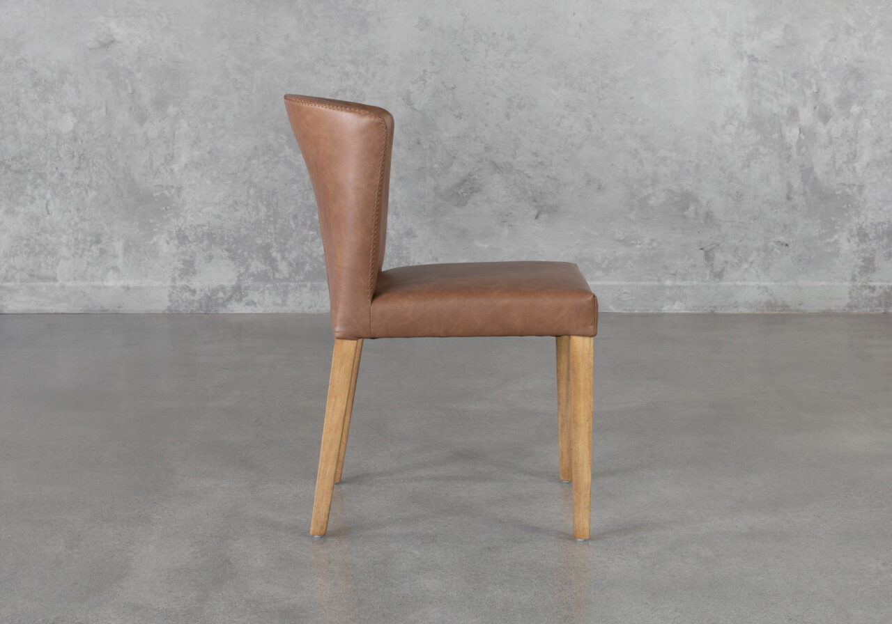 Fable Brown Chair - Side