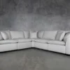 Harbor Pearl Fabric Sectional - Angle