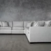 Harbor Pearl Fabric Sectional - Front