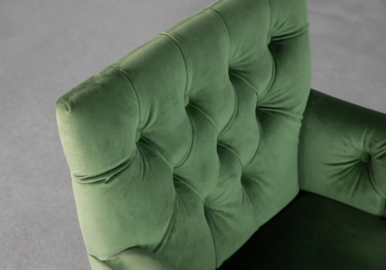 Jeanette Green Accent Chair - Details