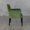 Jeanette Green Accent Chair - Side