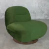 Petrie Green Swivel Chair