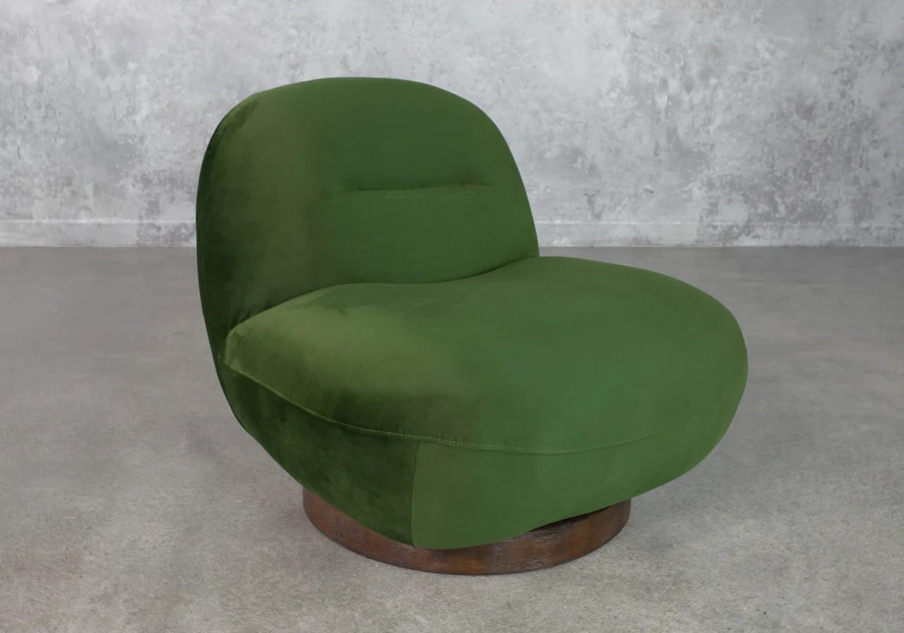 Petrie Green Swivel Chair