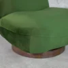 Petrie Green Swivel Chair - Fabric