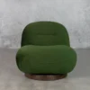 Petrie Green Swivel Chair - Front