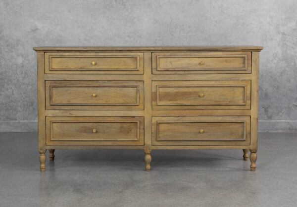 Florence Wood Double Dresser - Front