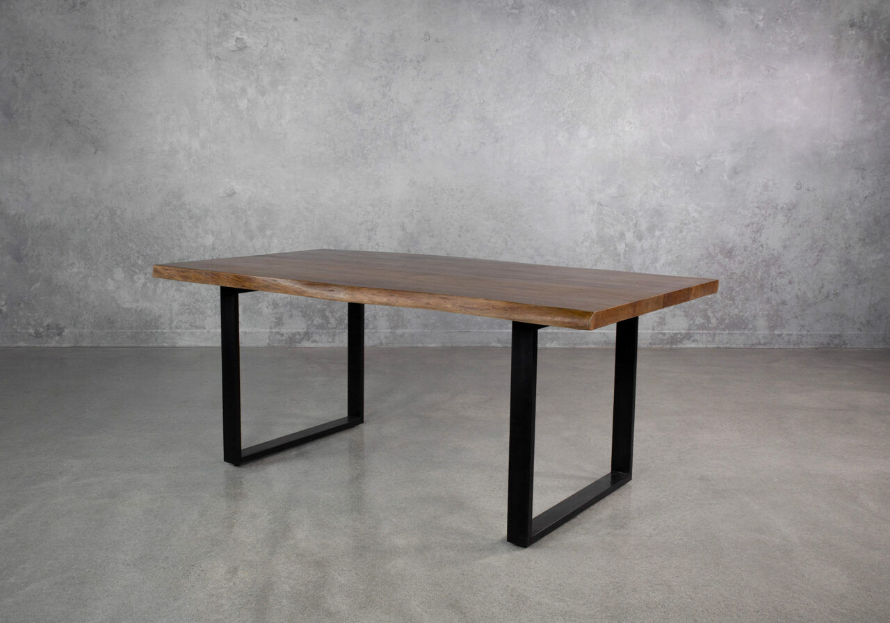 Jordan Walnut Dining Table - Angle