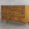 Odie Mango Wood Double Dresser - Angle