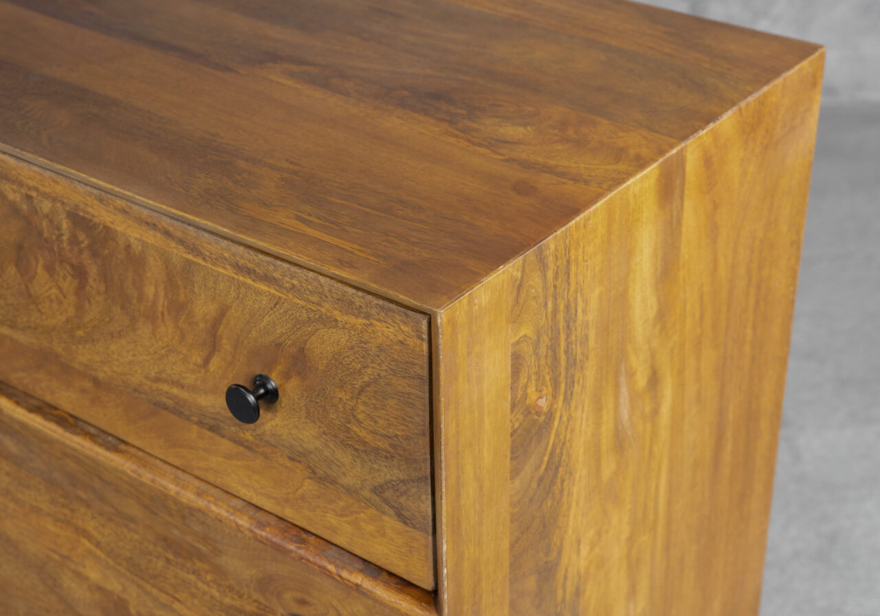 Odie Mango Wood Double Dresser - Details