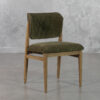 Rowa-Upholstered-Green-Dining-Chair-Angle