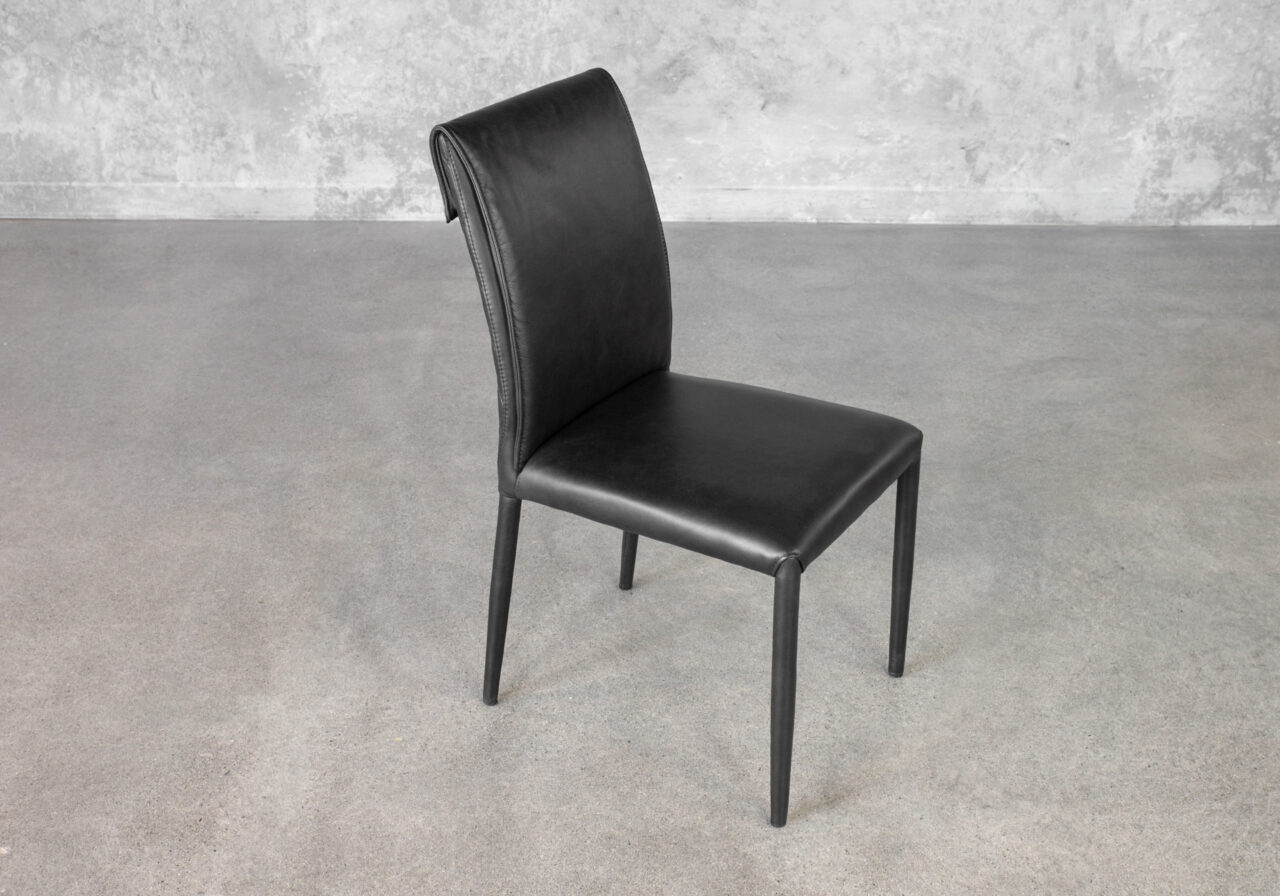 Agent Black 660 Leather Dining Chair