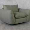 Archie Green A370 Fabric Swivel Chair - Angle