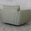 Archie Green A370 Fabric Swivel Chair - Back