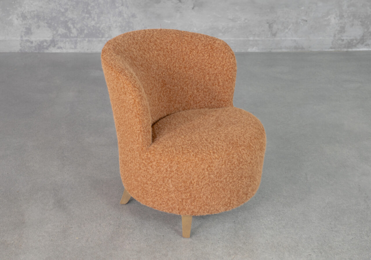 Coco 725 Rust Fabric Accent Chair