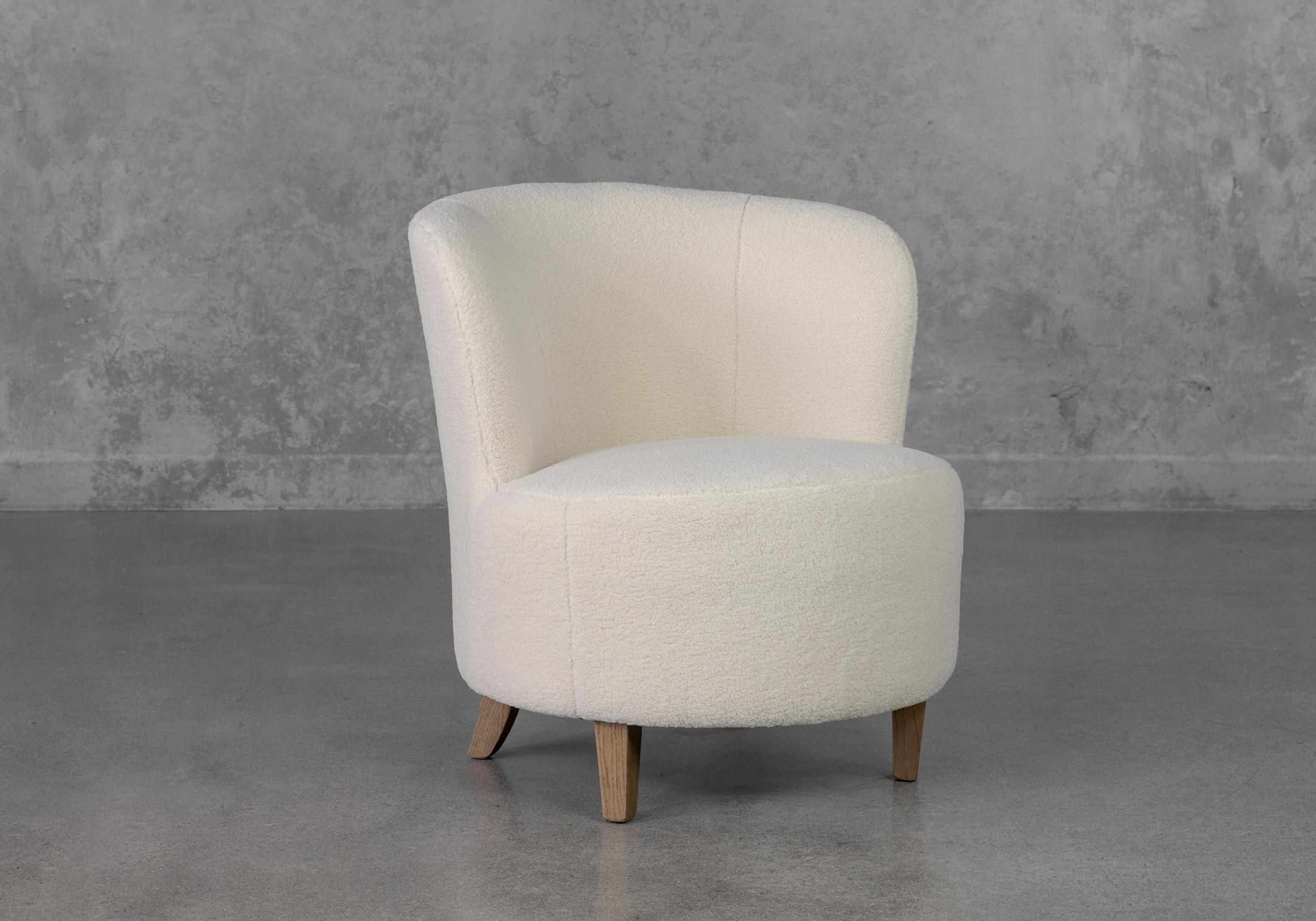 Coco Cream P290 Accent Chair - Angle