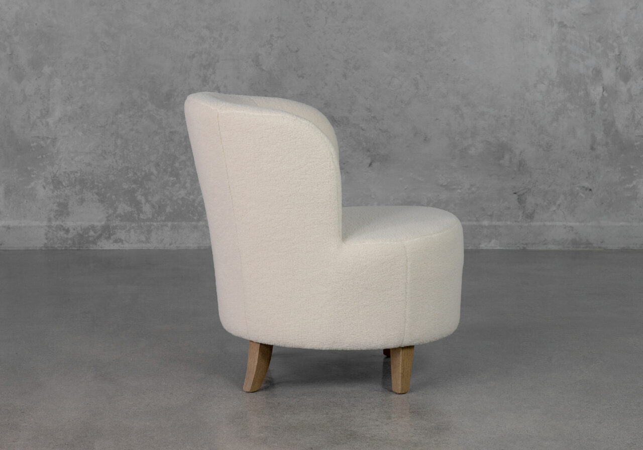 Coco Cream P290 Accent Chair - Side