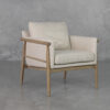 Cresent Cream P762 Accent Chair - Angle