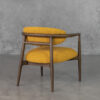 Elodie Mustard P294 Accent Chair - Back