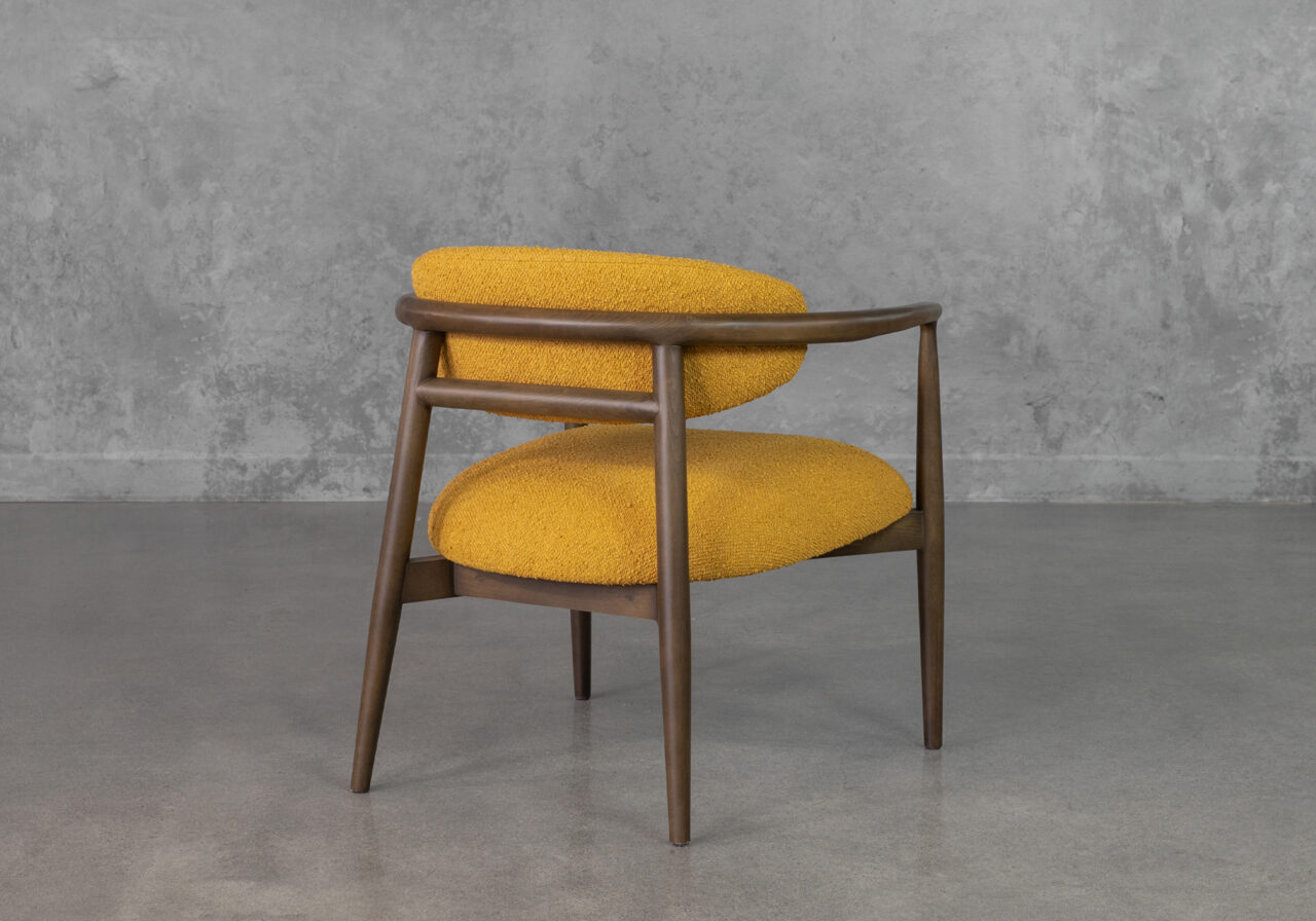 Elodie Mustard P294 Accent Chair - Back