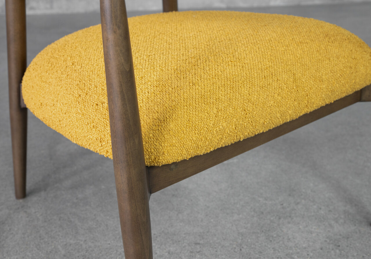 Elodie Mustard P294 Accent Chair - Details