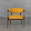 Elodie Mustard P294 Accent Chair - Front