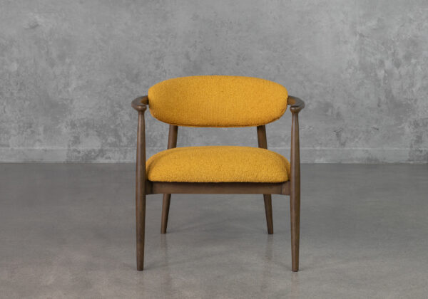 Elodie Mustard P294 Accent Chair - Front