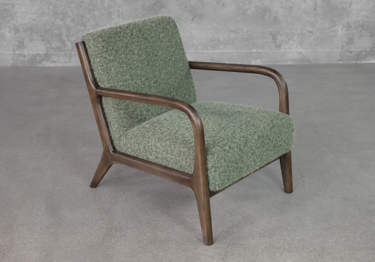 Esme Green A408 Fabric Accent Chair