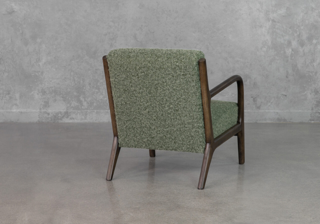 Esme Green A408 Fabric Accent Chair - Back