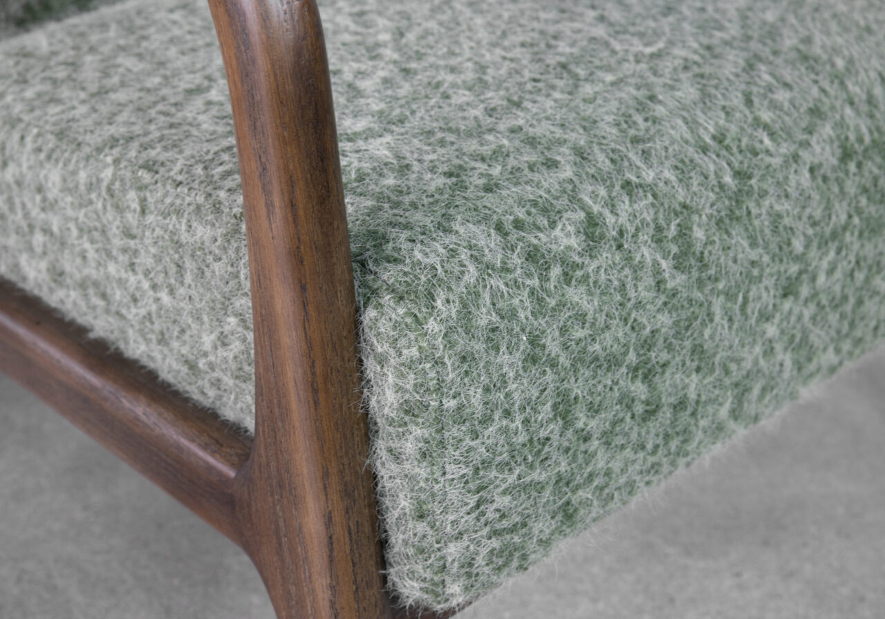 Esme Green A408 Fabric Accent Chair - Details