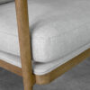 Fleur Cream P760 Fabric Accent Chair - Details