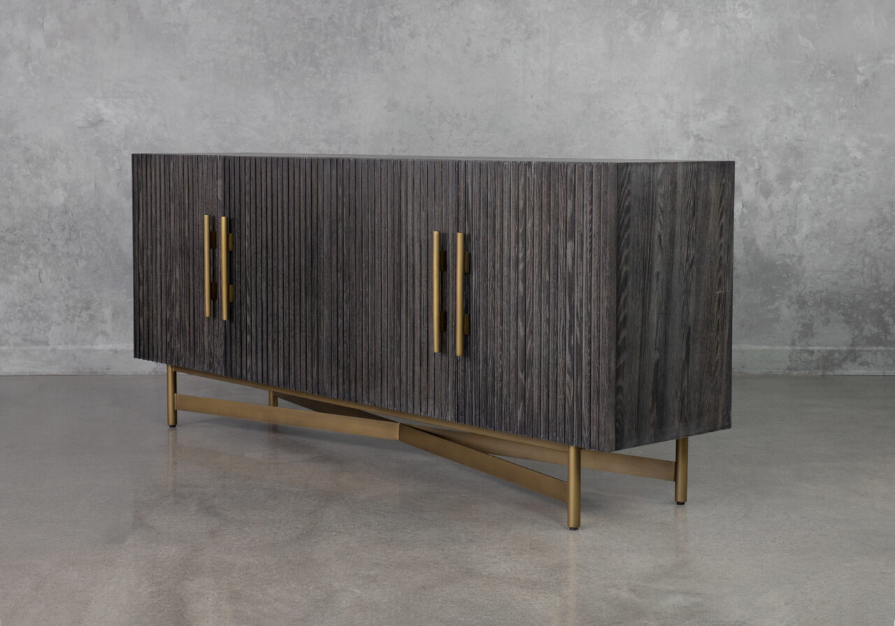 Gaston Wood Sideboard - Angle