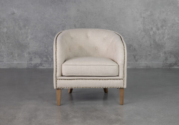 Haydee Cream P762 Accent Chair - Front