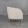 Haydee Cream P762 Accent Chair - Side